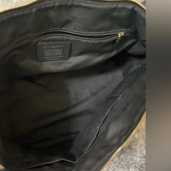 COACH Ava Chain Tote With Halftone Floral Print Gold Hardware - Picture 10 of 12